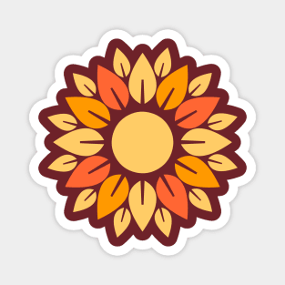 Sunshine Petal Flower Magnet