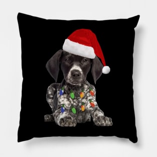 German Shorthair Pointer I Christmas Pillow