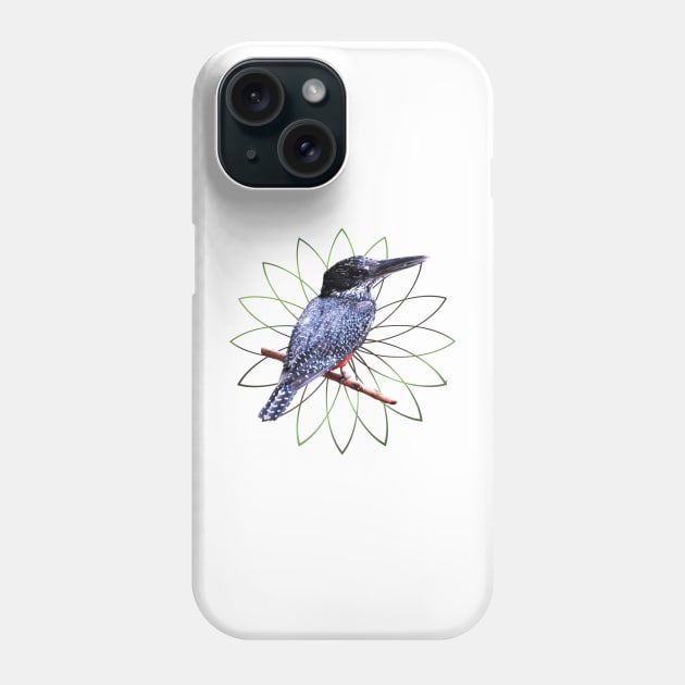 Giant Kingfisher - Bird in Africa - Ornithology Phone Case by T-SHIRTS UND MEHR