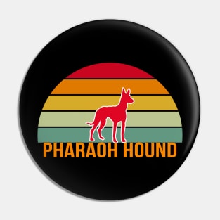 Pharaoh Hound Vintage Silhouette Pin