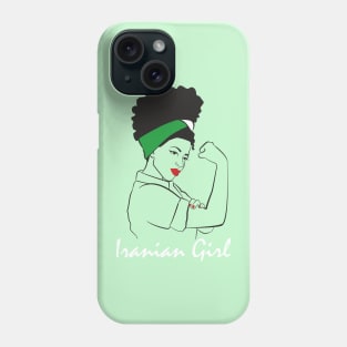 Iranian Girl Iran Woman Persian Flag Phone Case