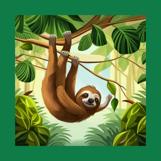 Smiling Sloth by ArtisticEnvironments