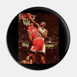 Michael Jordan Battle Pin