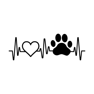 Paw Tshirt Ladies Heartbeat T-Shirt