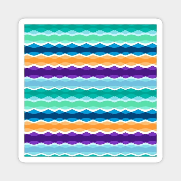 Discrete Gay pattern | LGBTQ+ Magnet by QueerPatterns