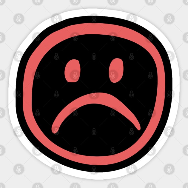 Sad Face Sigh Sticker for iOS & Android