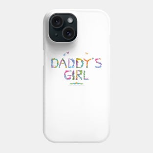 Daddy's Girl - tropical word art Phone Case