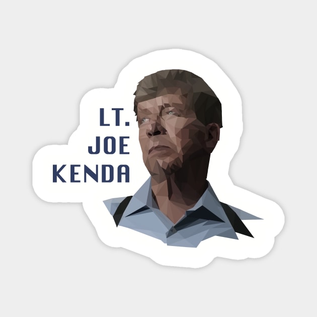 Geometric Joe Kenda - Lt. Joe Kenda Magnet by daniellecaliforniaa