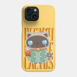 Astrophytum Cactus Cat Phone Case