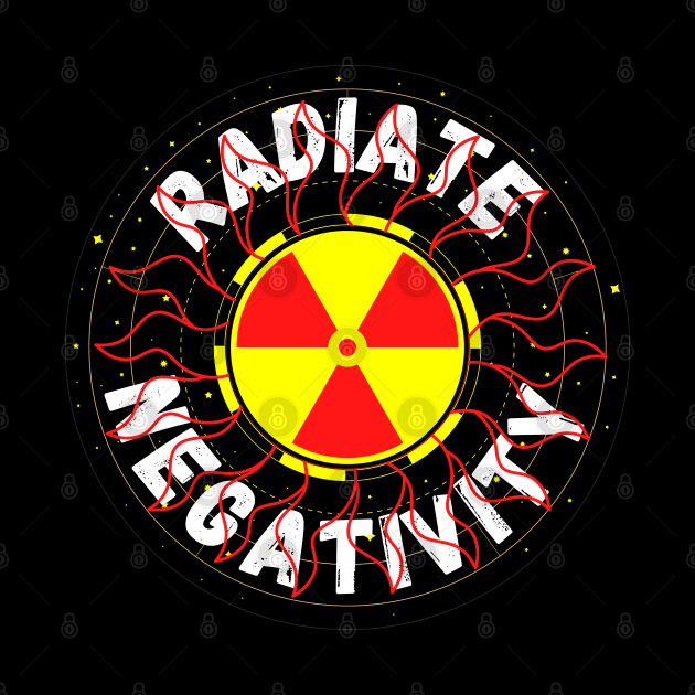 Radiate Negativity - Shining radiating sun by Try It