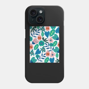 Lively fresh fruits and flowers Phone Case