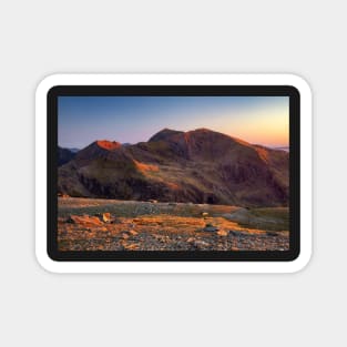 Snowdon from Glyder Fawr Magnet