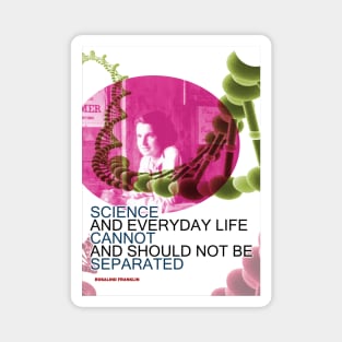 Rosalind Franklin Inspirational Quote Magnet