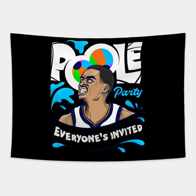 Poole Party Tapestry by teeleoshirts