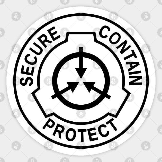 Draw me a futuristic scp foundation logo