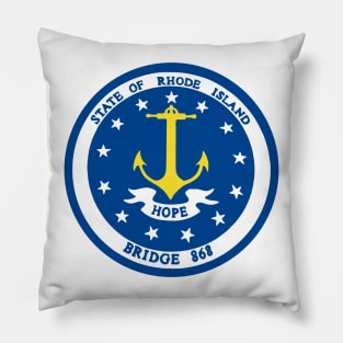 rhode island seal Pillow