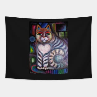 New Rainbow cat after a make over Tapestry