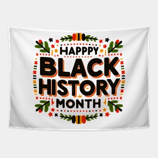 HAPPPY BLACK HISTORY MONTH Tapestry