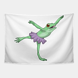 Frog Ballerina Ballet Dance Tapestry