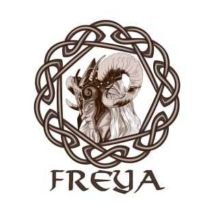 Freya- Norse Goddess of Love and Warrior Spirit T-Shirt