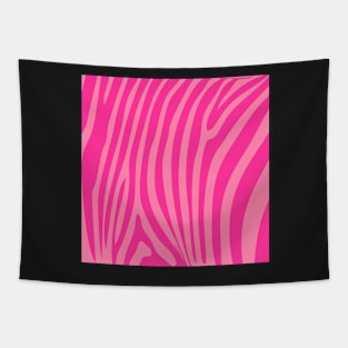 Pink Zebra Pattern Tapestry