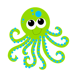 watercolor kawaii octopus T-Shirt