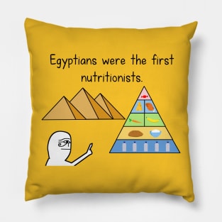 Grub pyramid Pillow