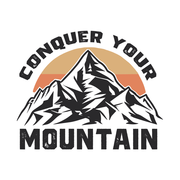 Conquer your Mountain - Motivational Hiking Shirt by Indigo Lake