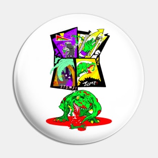 Z-REX: A Dinosaur Zombie Pin