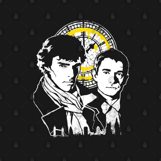 Sherlock and Watson by zerobriant