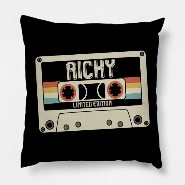 Ricky - Limited Edition - Vintage Style Pillow by Debbie Art