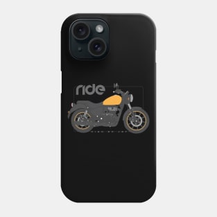 Ride meteor fireball yellow Phone Case