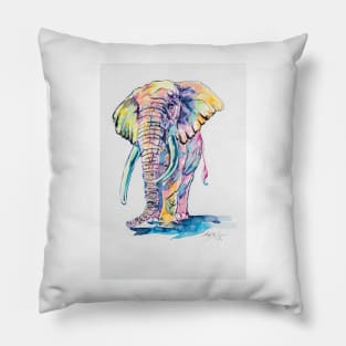 Colorful elephant Pillow