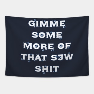 SJW Shit Tapestry