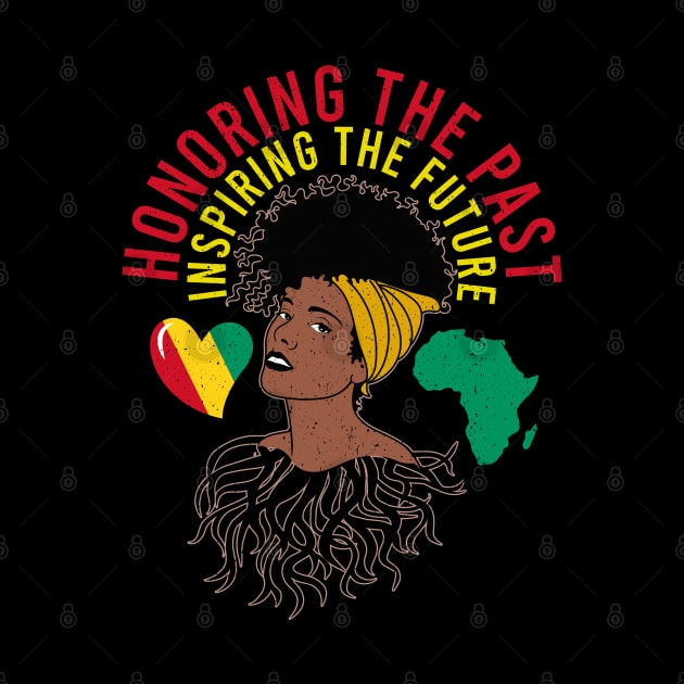 Black History Month Honoring The Past Inspiring Future by alcoshirts