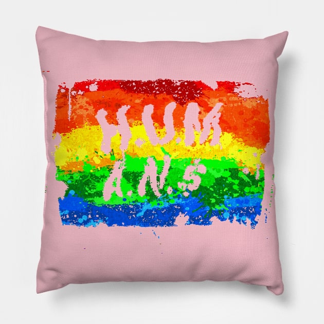 HUMANS TV PRIDE T SHIRT Pillow by HUMANS TV