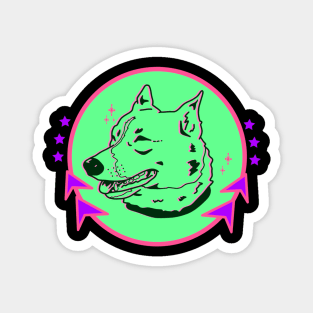 Retro Dog 2 Magnet