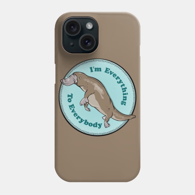 Platypus Phone Case by mailboxdisco