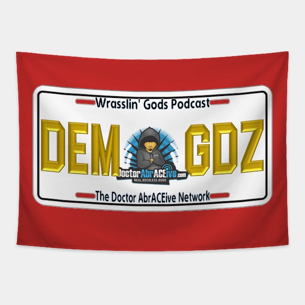 The Wrasslin' Gods Tapestry by Double A Media