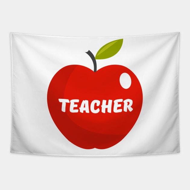 Teacher's Apple Tapestry by nickemporium1