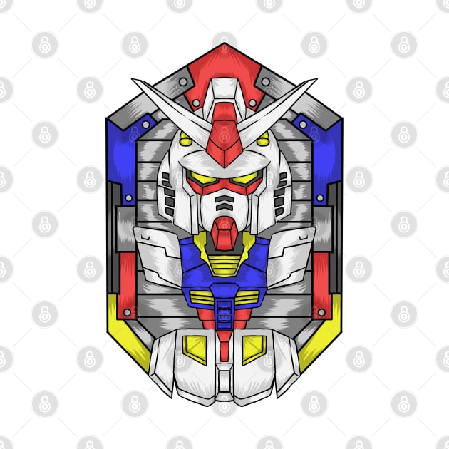 mini gundam rx 78 by Amartwork