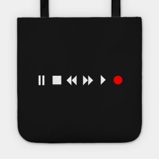 Music Player Buttons Tote