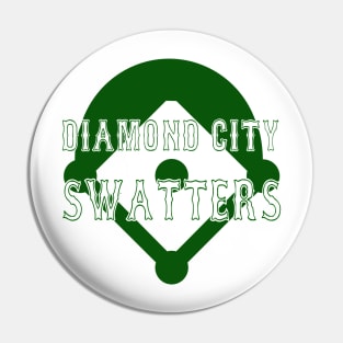 Diamond City Swatters Pin