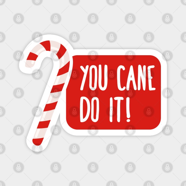 Funny Candy Cane | Christmas Gift Ideas | Quotes Magnet by Fluffy-Vectors