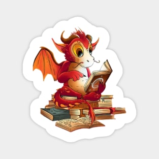 Dragon Reading Magnet