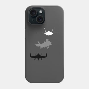 F-35 Lightning Military Aircraft A/B/C Variants Phone Case