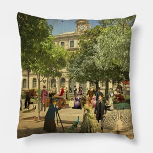 Pontevedra Square (A Coruña. Spain) Pillow