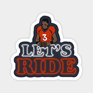 Russell Wilson "Let's Ride" Magnet