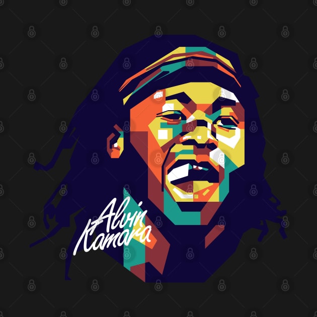 alvin kamara wpap art by pentaShop