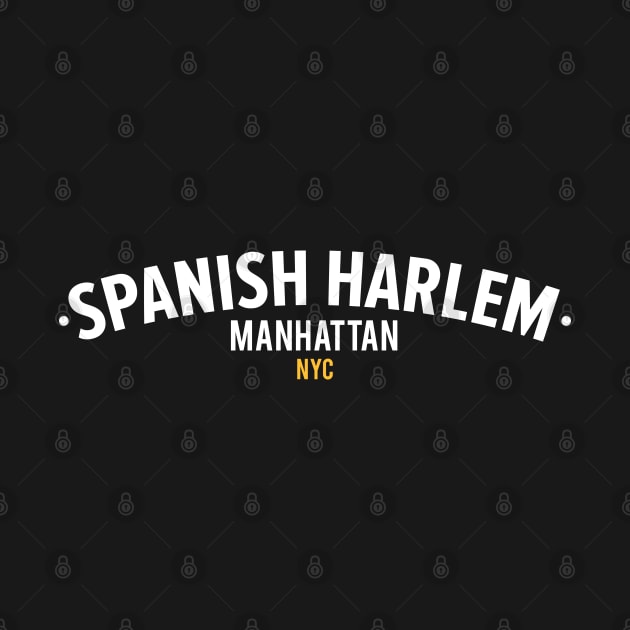 New York El Barrio  - El Barrio Spanish Harlem  - El Barrio NYC Spanish Harlem Manhattan logo by Boogosh